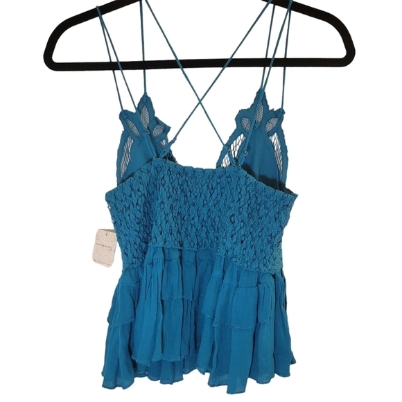 Free People Adella Cami in Teal•S - Picture 10 of 12